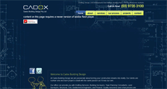 Desktop Screenshot of cadox.com.au