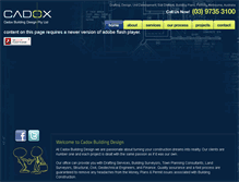 Tablet Screenshot of cadox.com.au